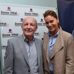 José Luis Roiz, presidente y fundador de Zona Vital y Karina Mazzoco.